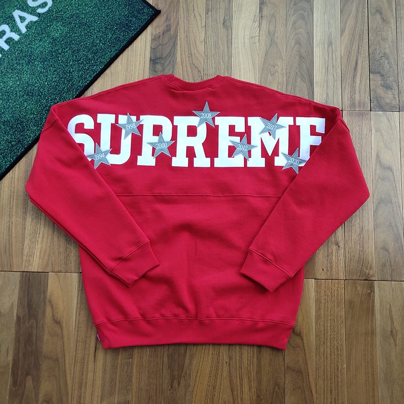 Свитшот Supreme Stars "Red" фото № 2