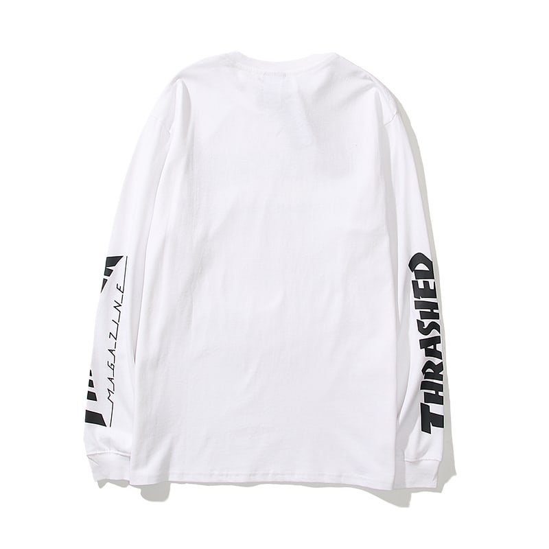 Свитшот Thrasher Brand On Sleeve "White" фото № 2
