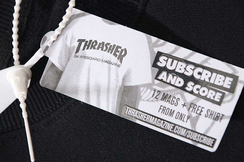 Свитшот Thrasher Skateboard Magazine "Black" фото № 6