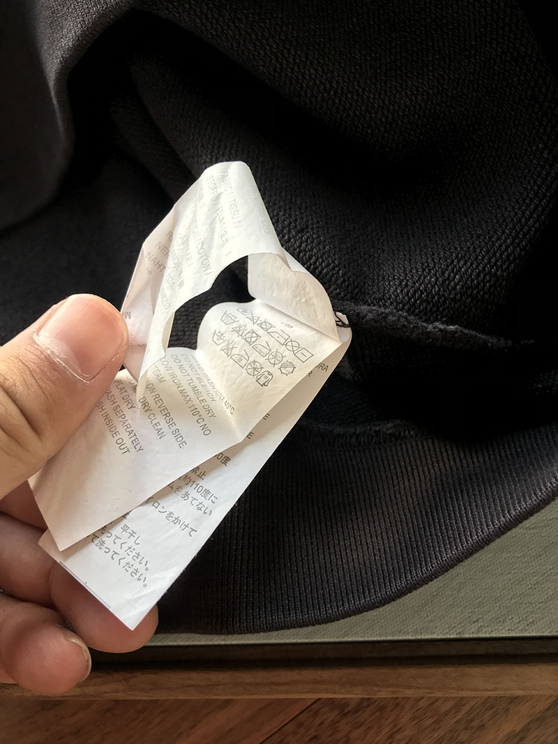 Свитшот Yeezy Season 5 Calabasas "Black" фото № 5