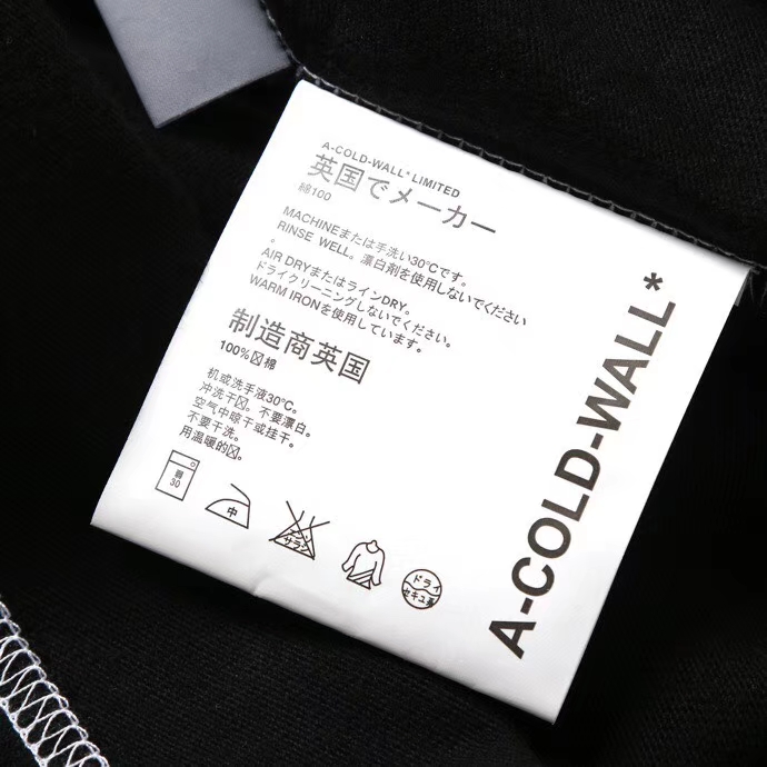 Футболка A-Cold-Wall Mathematical formula "Black" фото № 5