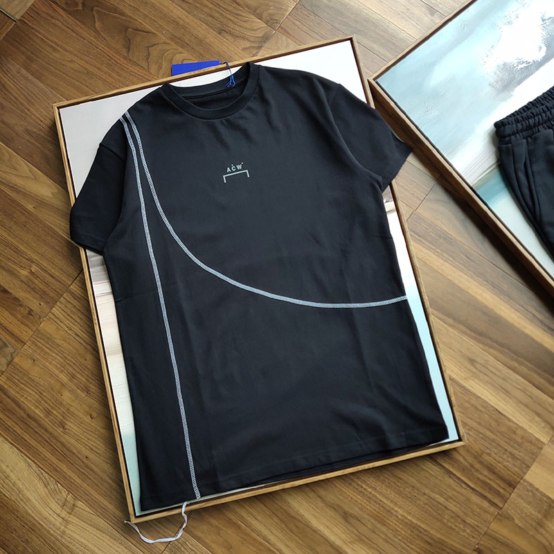 Футболка A-Cold-Wall Line "Black" фото № 2