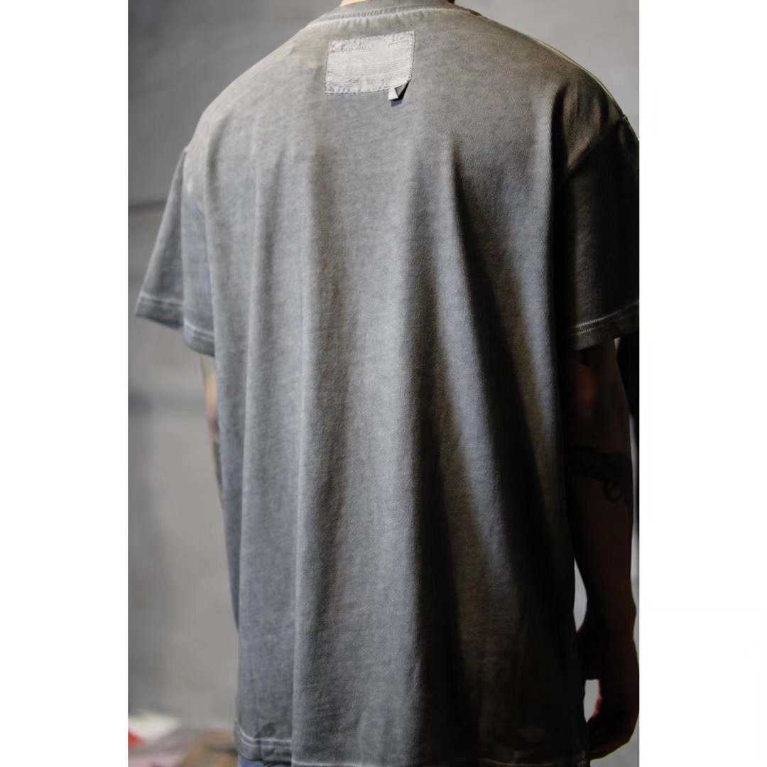 Футболка A-Cold-Wall badges "Gray" фото № 5