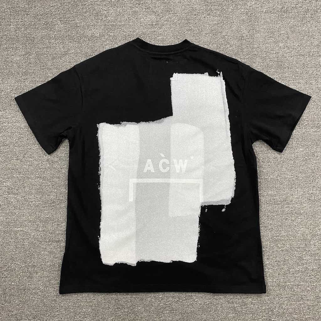 Футболка A-Cold-Wall White Rectangles "Black" фото № 3