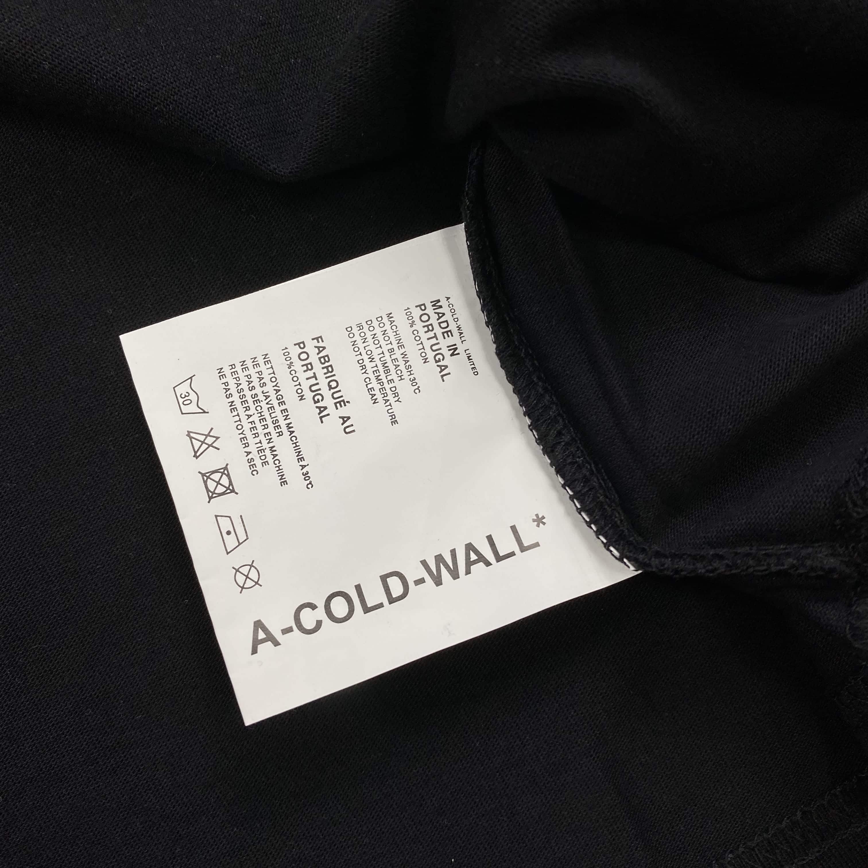 Футболка A-Cold-Wall White Rectangles "Black" фото № 5