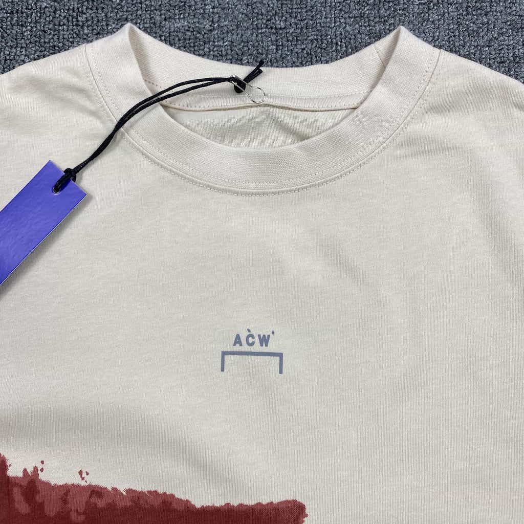 Футболка A-Cold-Wall Red Rectangles "White" фото № 6