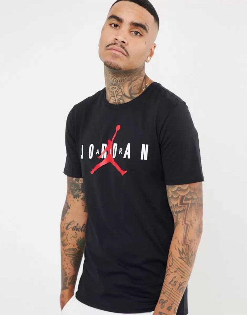 Футболка Air Jordan Red Basketball "Black" фото № 3