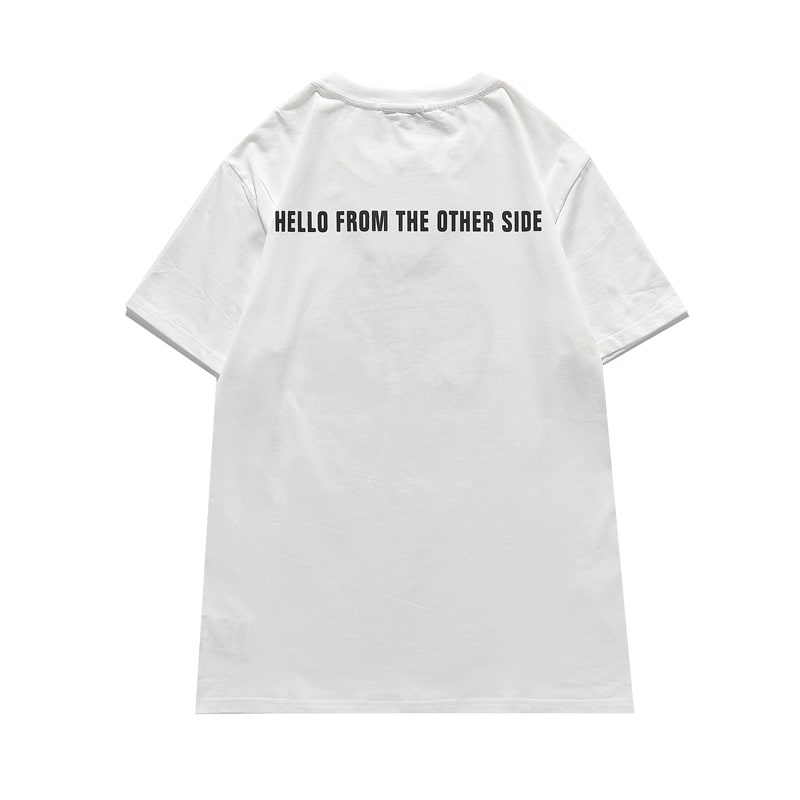 Футболка Balenciaga Hello From Other Side "White" фото № 2