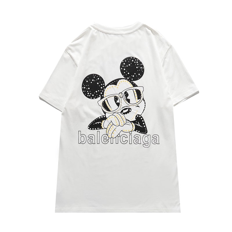Футболка Balenciaga Mickey Mouse "White" фото № 2