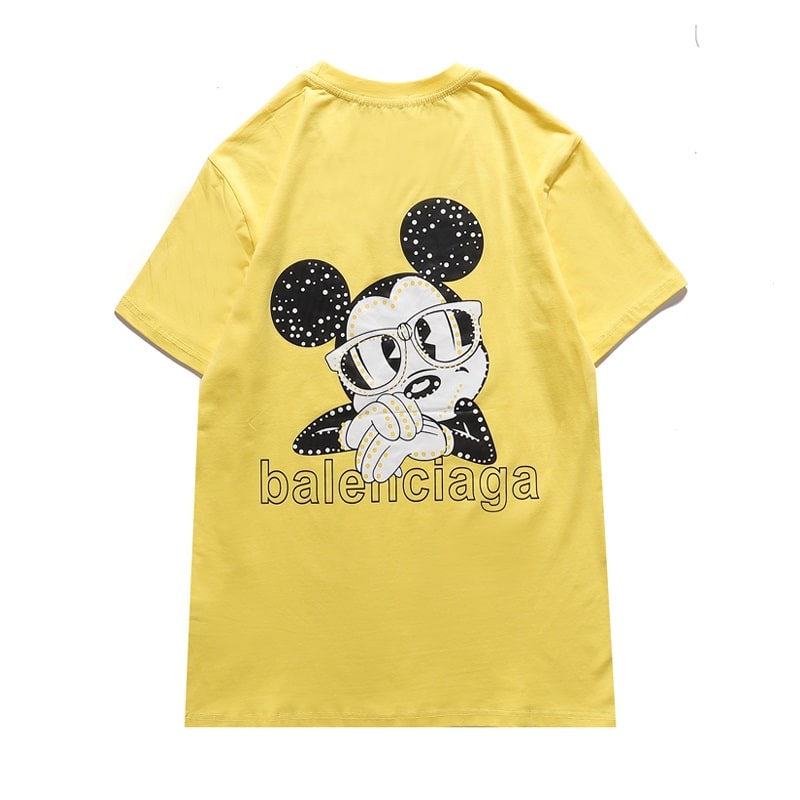 Футболка Balenciaga Mickey Mouse "Yellow" фото № 2