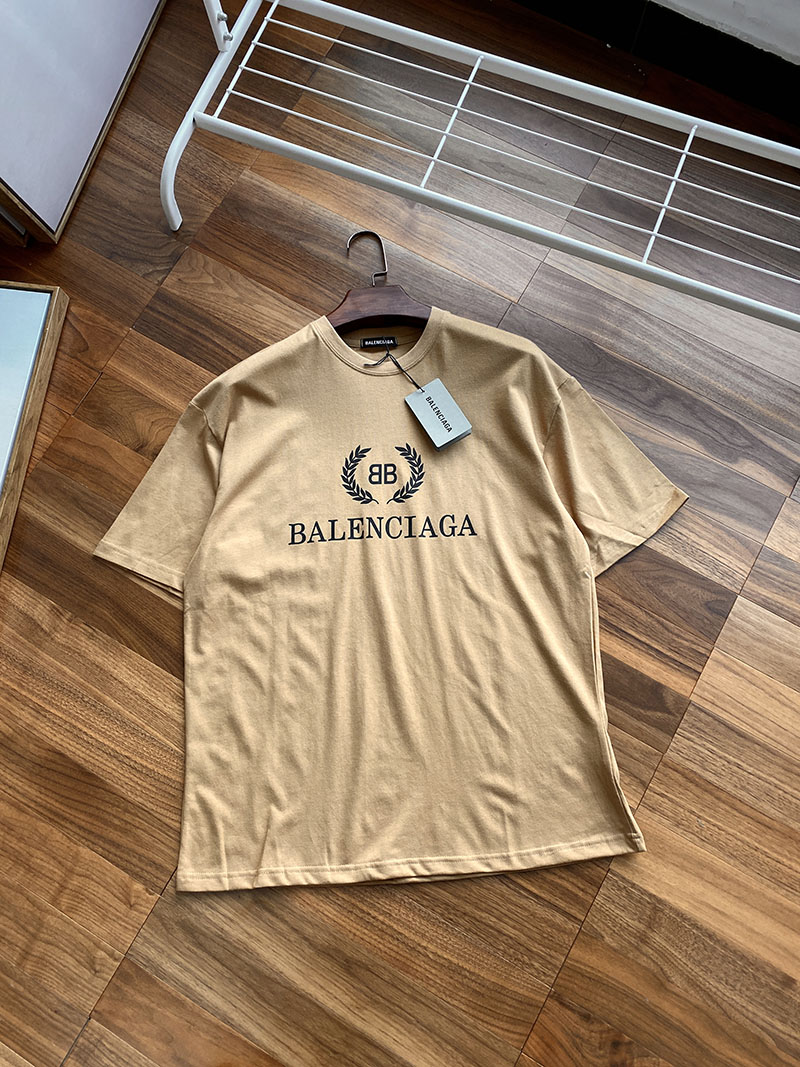 Футболка Balenciaga Black Label "Brown" фото № 2