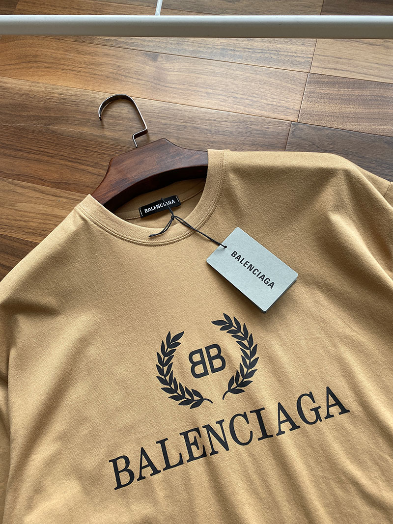 Футболка Balenciaga Black Label "Brown" фото № 3