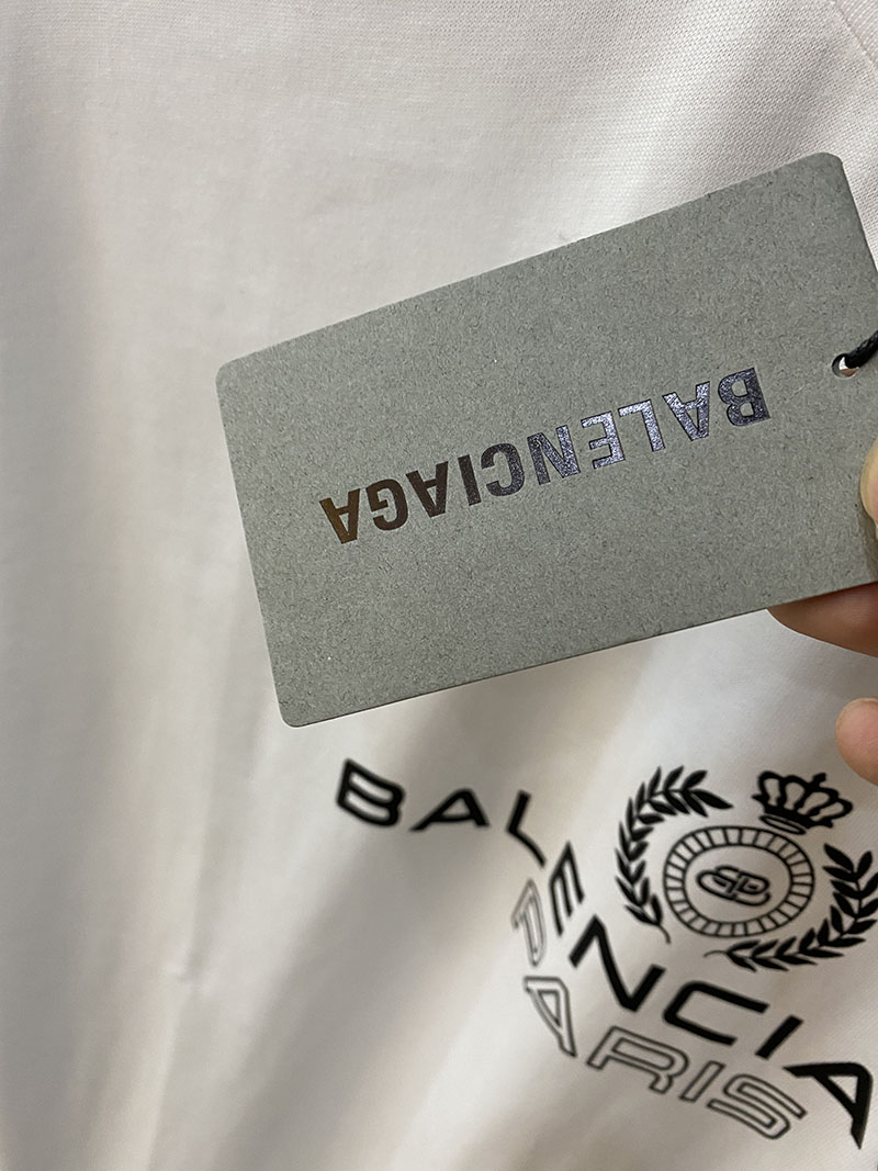 Футболка Balenciaga Paris "White" фото № 7