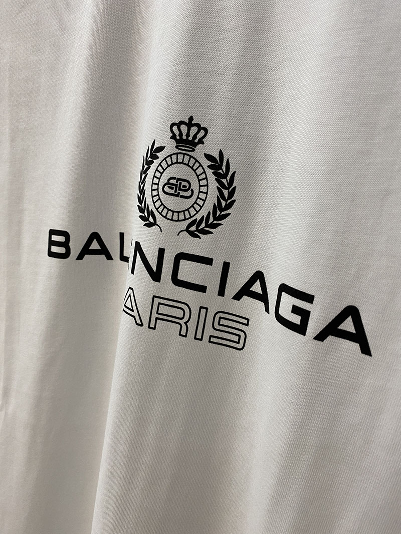 Футболка Balenciaga Paris "White" фото № 8