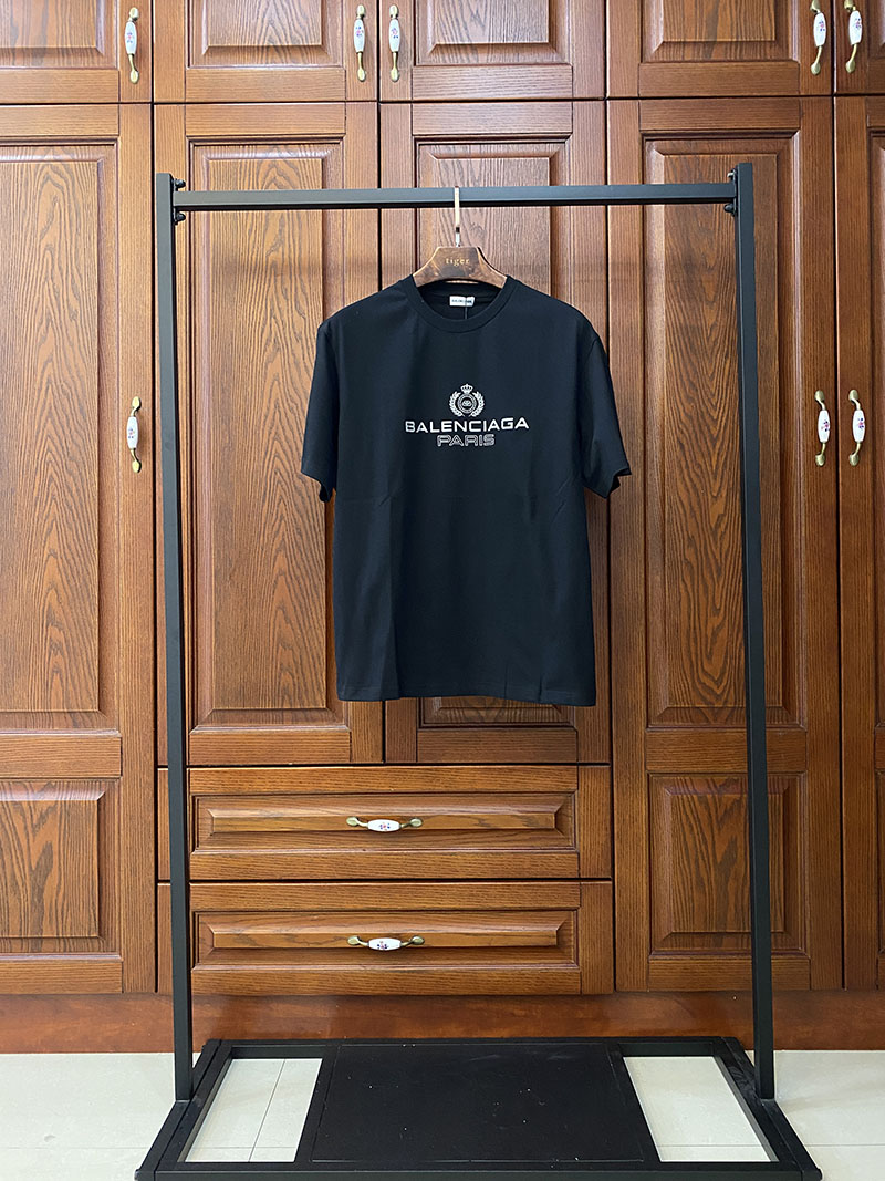 Футболка Balenciaga Paris "Black" фото № 2