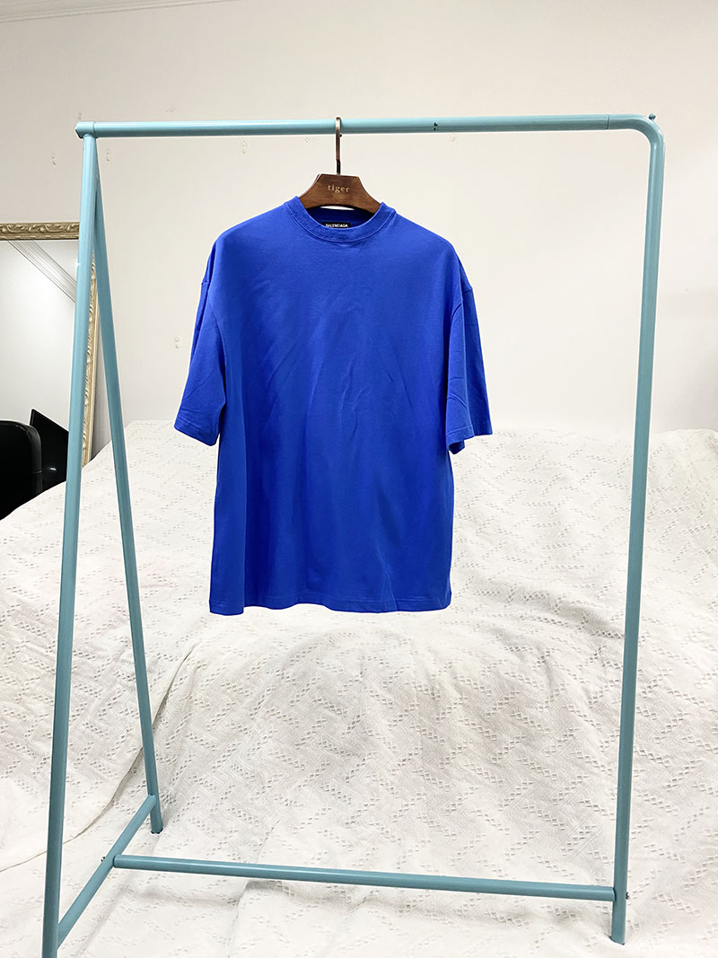Футболка Balenciaga White Label "Blue" фото № 2