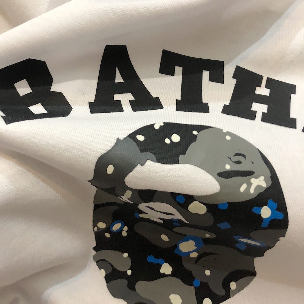 Футболка Bape A Bathin Ape "White" фото № 5