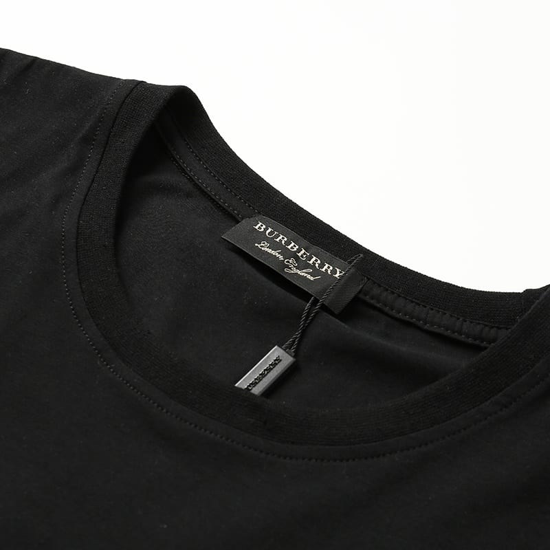 Футболка Burberry White BT "Black" фото № 3