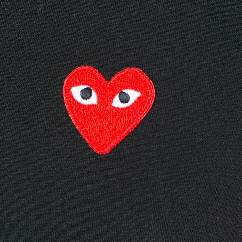 Футболка Comme des Garcons Small Heart "Black" фото № 5