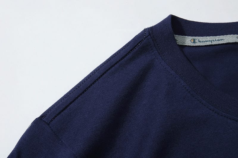 Футболка Champion White Embroidery Brand "Dark Blue" фото № 8