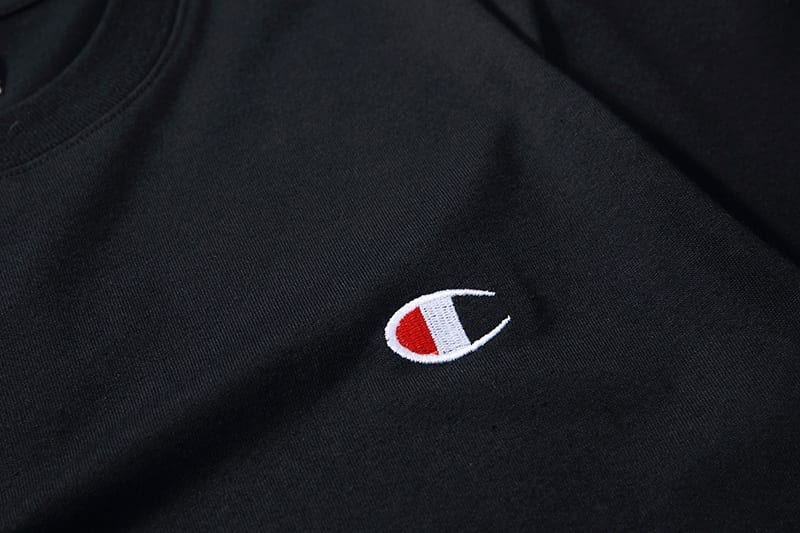 Футболка Champion Small Embroidery Logo "Black" фото № 4