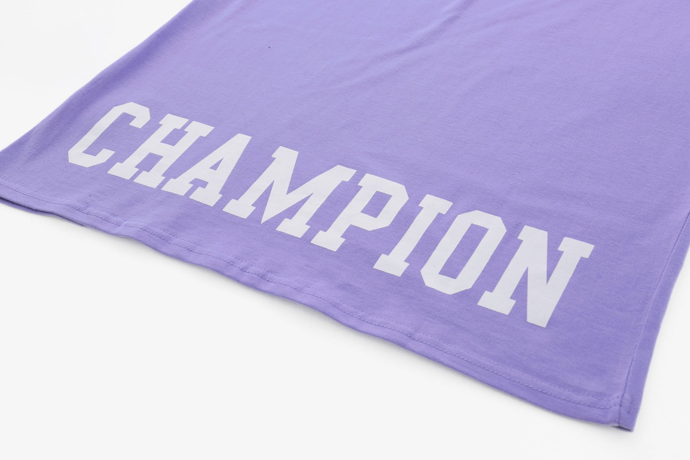 Футболка Champion White Brand "Purple" фото № 7