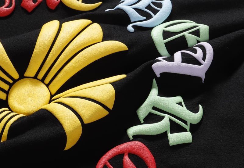 Футболка Chrome Hearts Big Multicolor Logo "Black" фото № 5