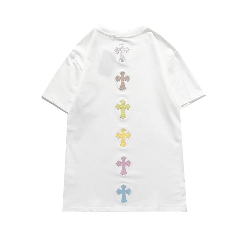 Футболка Chrome Hearts Small Cross "White" фото № 2