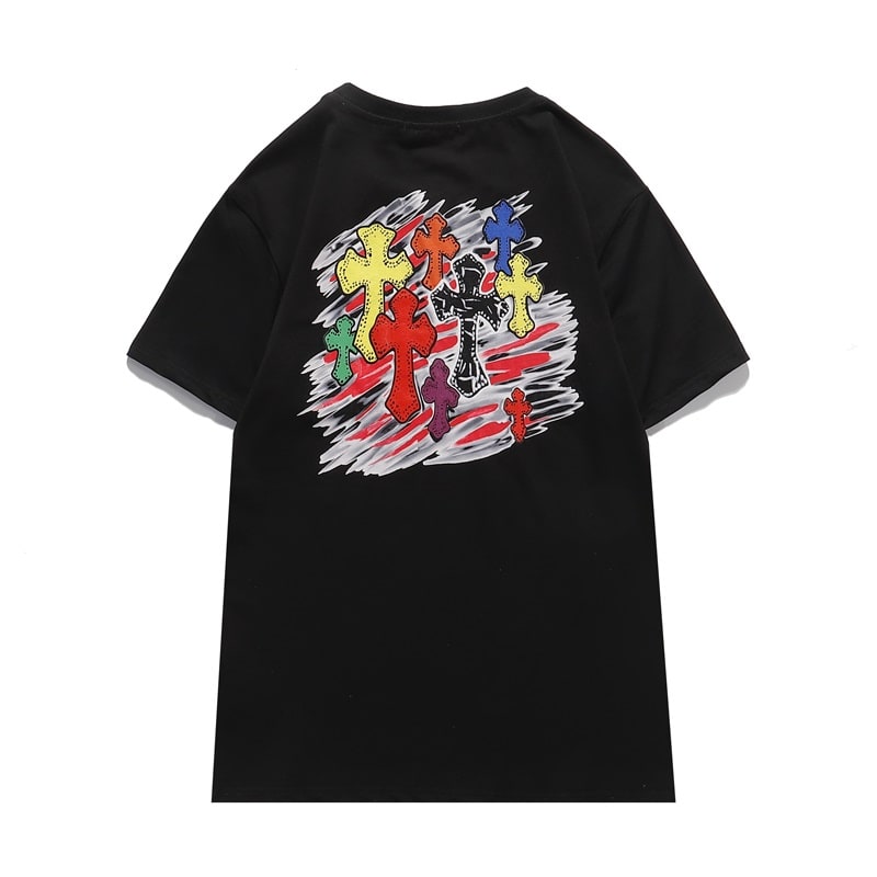 Футболка Dior Multicolor Cross "Black" фото № 2