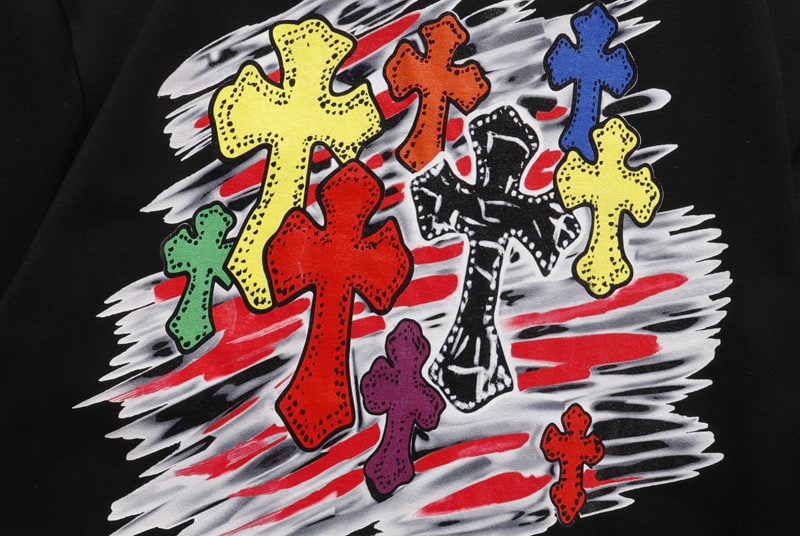 Футболка Dior Multicolor Cross "Black" фото № 3