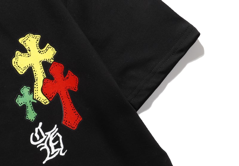 Футболка Dior Multicolor Cross "Black" фото № 7