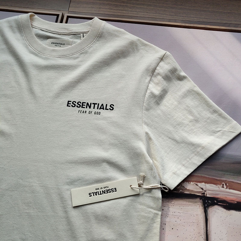 Футболка Fear Of God Essentials "Beige" фото № 5