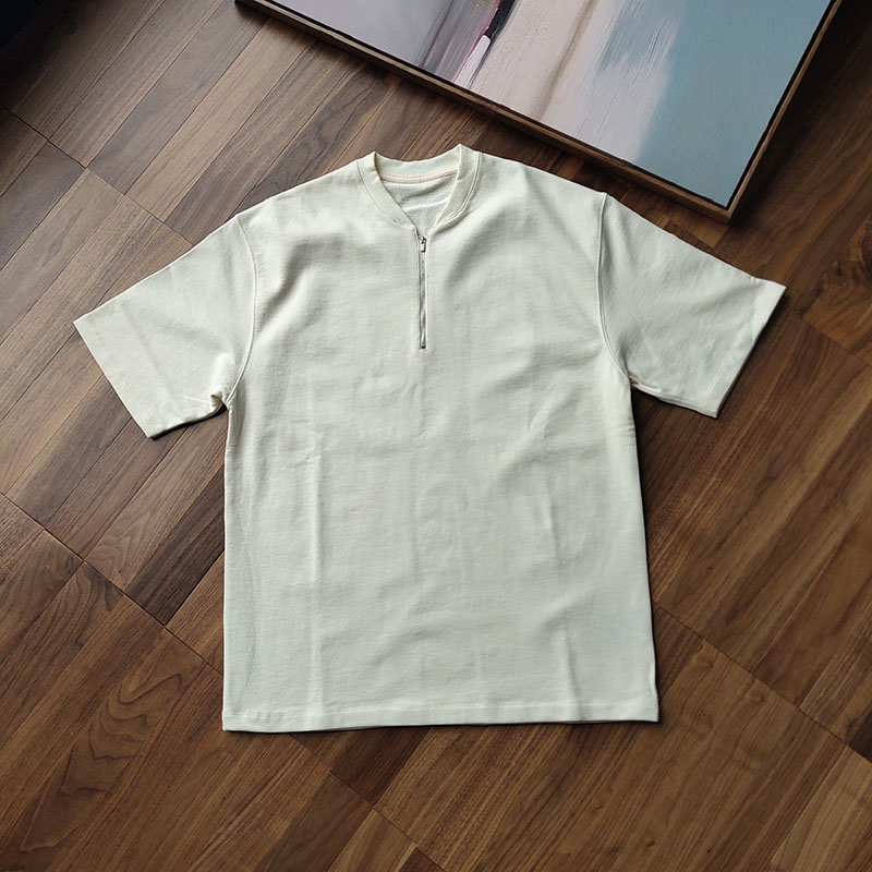 Футболка Fear Of God Half Zip "Beige" фото № 2