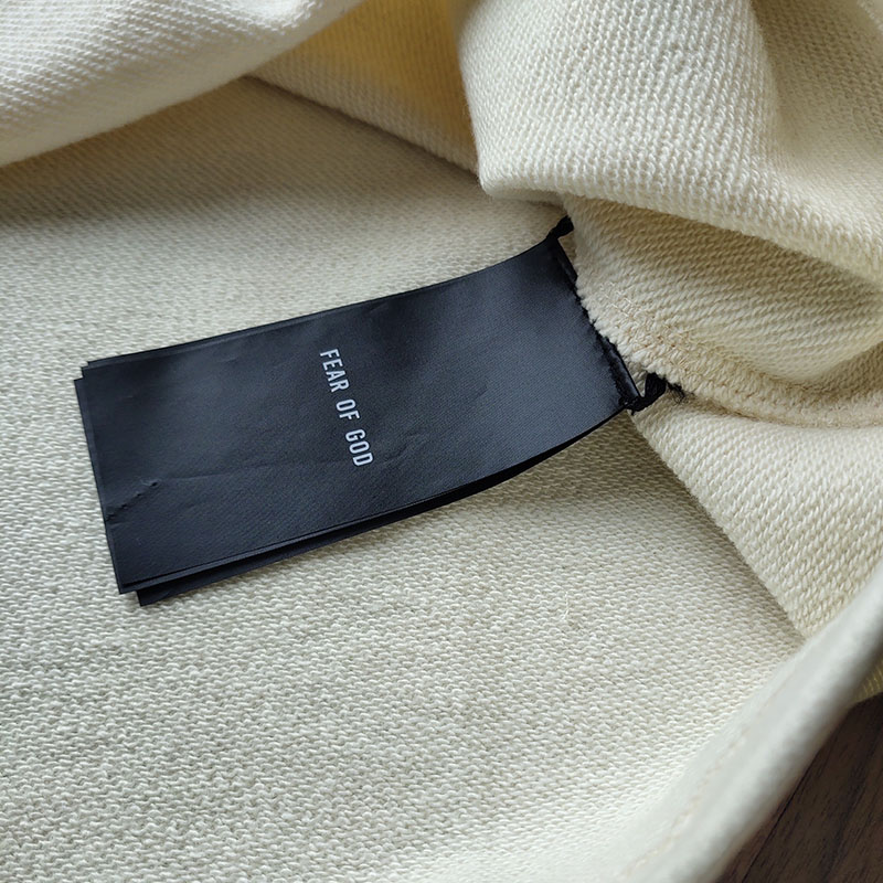 Футболка Fear Of God Half Zip "Beige" фото № 7