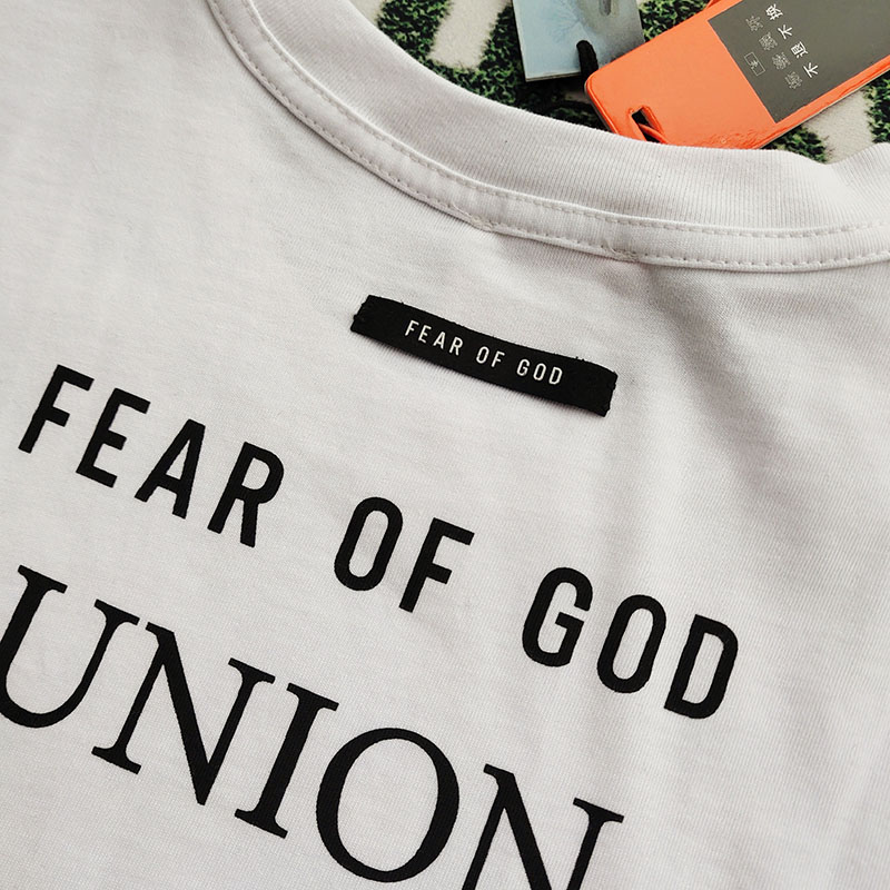 Футболка Fear Of God Union "White" фото № 6