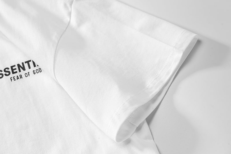 Футболка Fear Of God Fog Essentials Logo "White" фото № 3