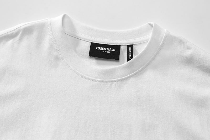 Футболка Fear Of God Fog Essentials Logo "White" фото № 7