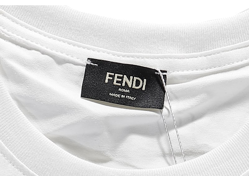 Футболка Fendi Big Bear Roma "White" фото № 4