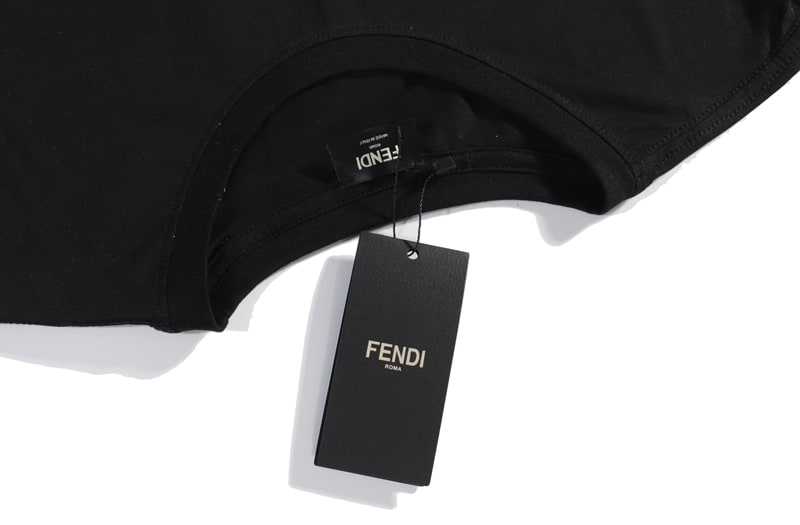 Футболка Fendi Big Bear Roma "Black" фото № 5