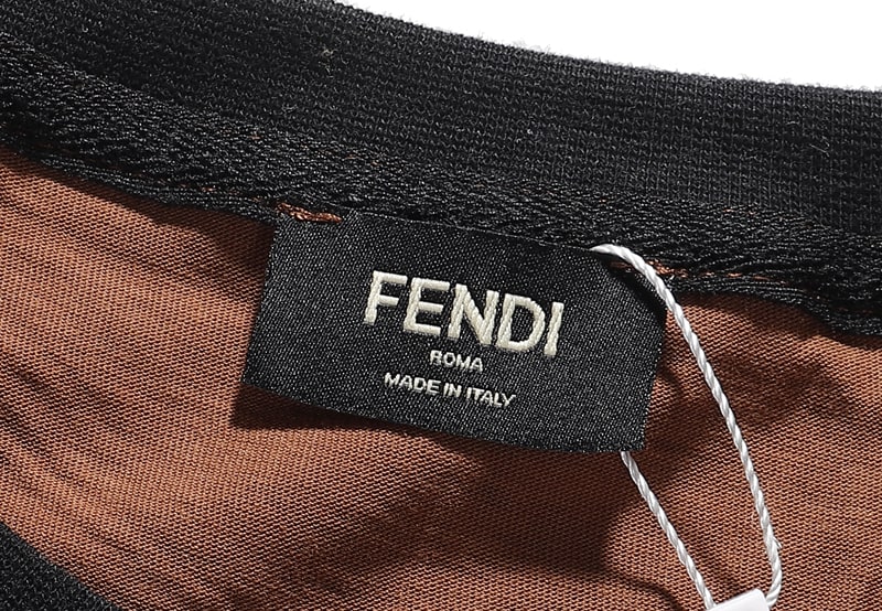 Футболка Fendi FF Logo "Brown" фото № 3