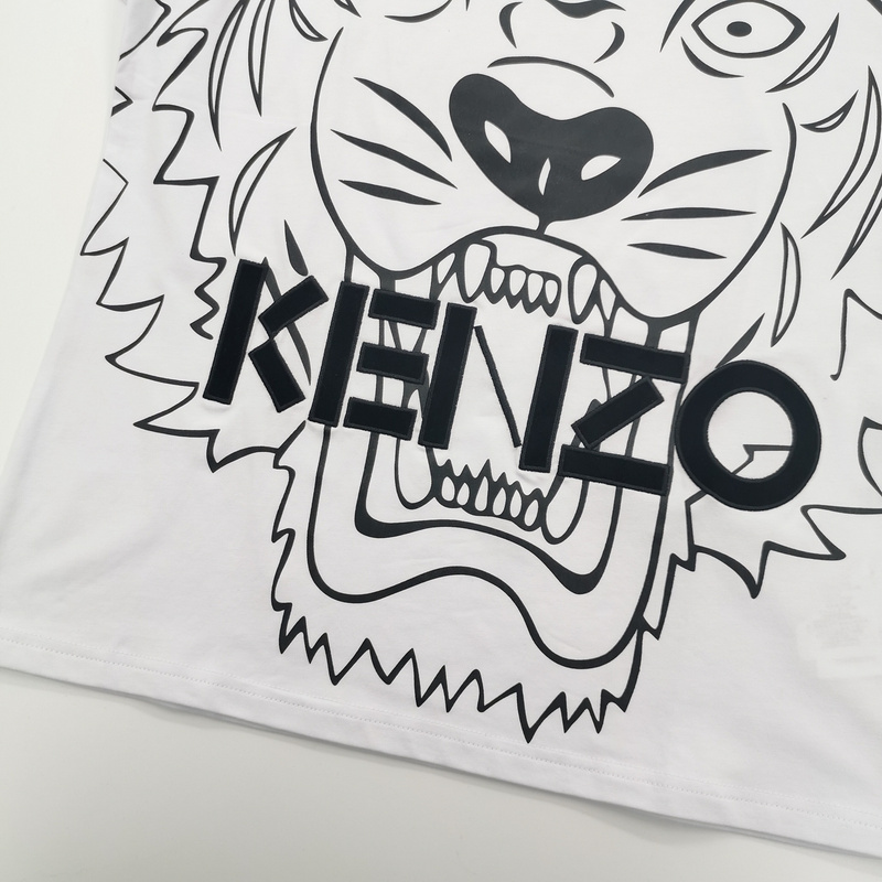 Футболка Kenzo White Logo "White" фото № 4