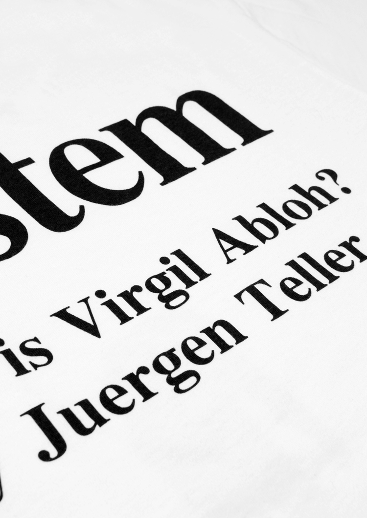 Футболка Off White System "White" фото № 4