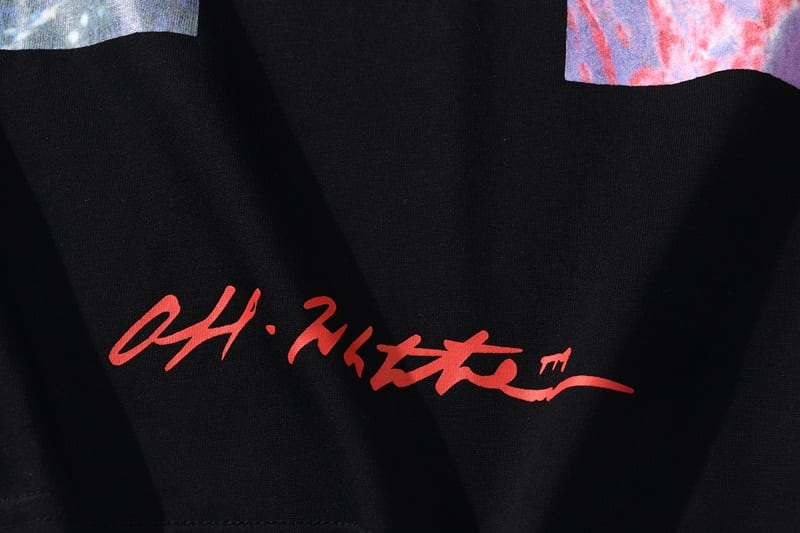 Футболка Off White Big Logo "Black" фото № 3