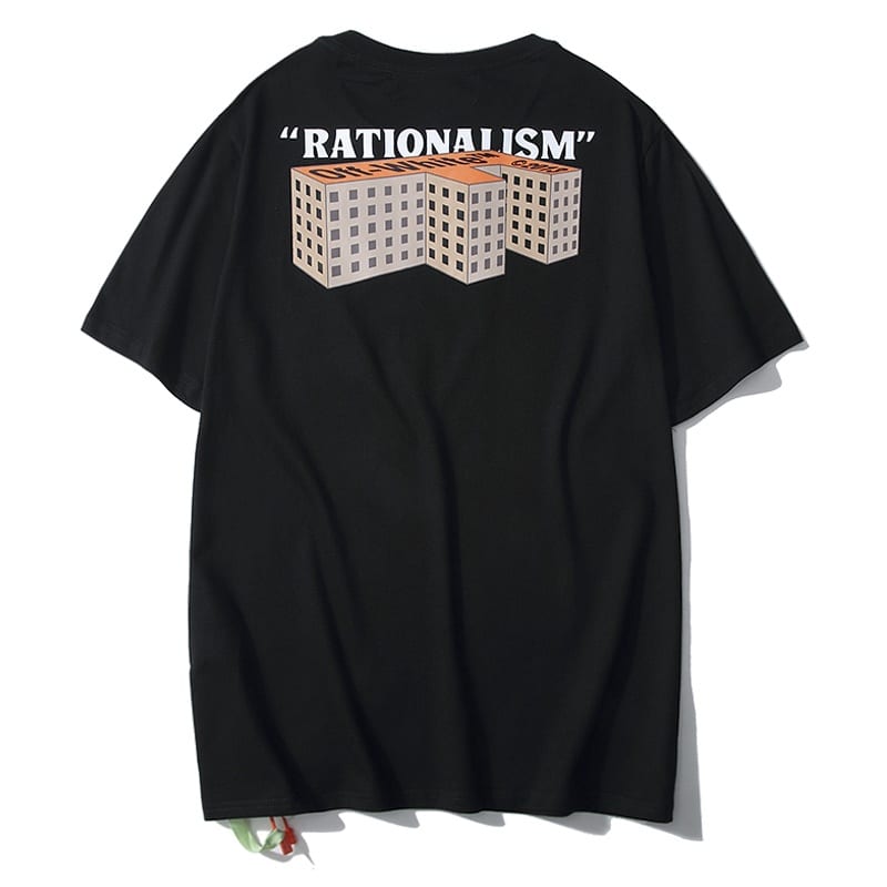 Футболка Off White Rationalism "Black" фото № 2