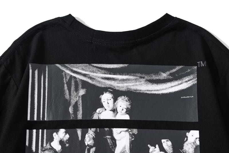 Футболка Off White Worship "Black" фото № 4