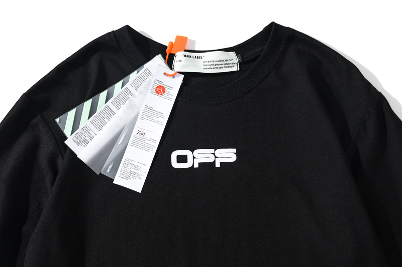 Футболка Off White Worship "Black" фото № 6