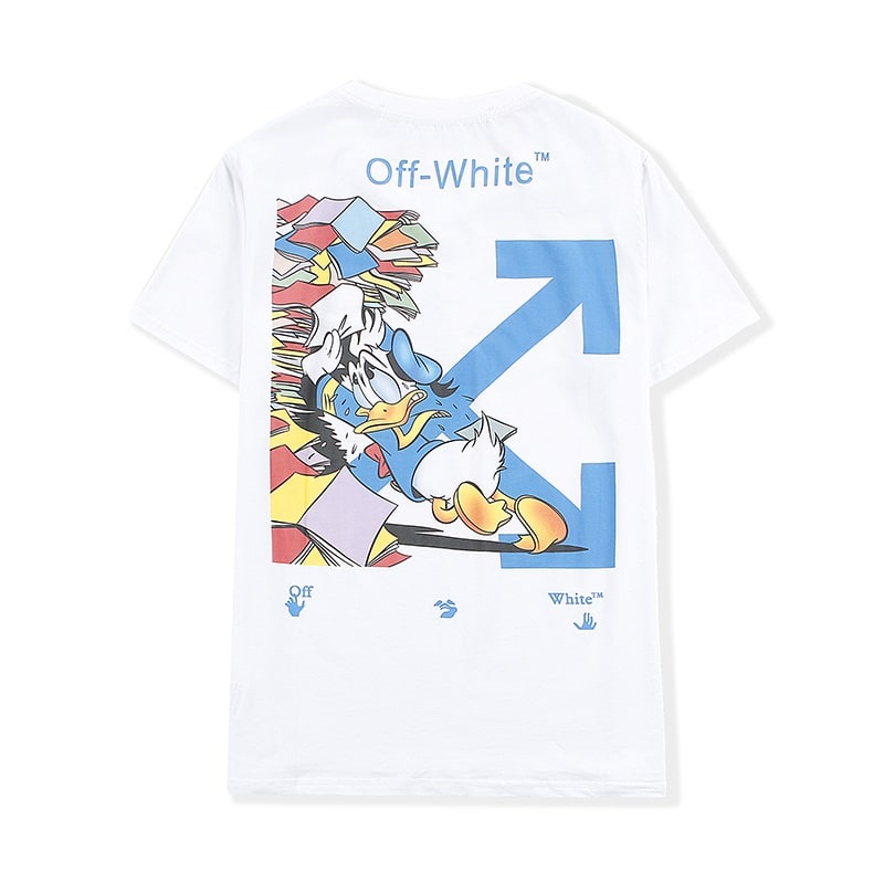Футболка Off White Donalds Duck "White" фото № 2