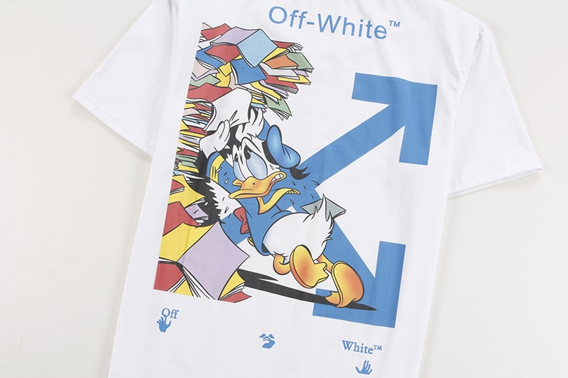 Футболка Off White Donalds Duck "White" фото № 4