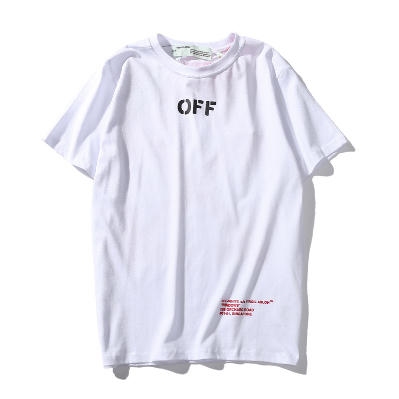 Футболка OFF WHITE Red Cross Arrows "White" фото № 2