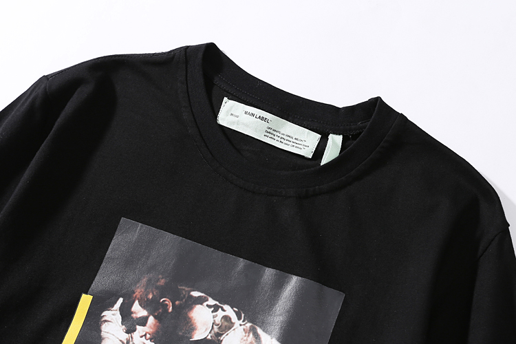 Футболка OFF WHITE Cut Off Red "Black" фото № 3